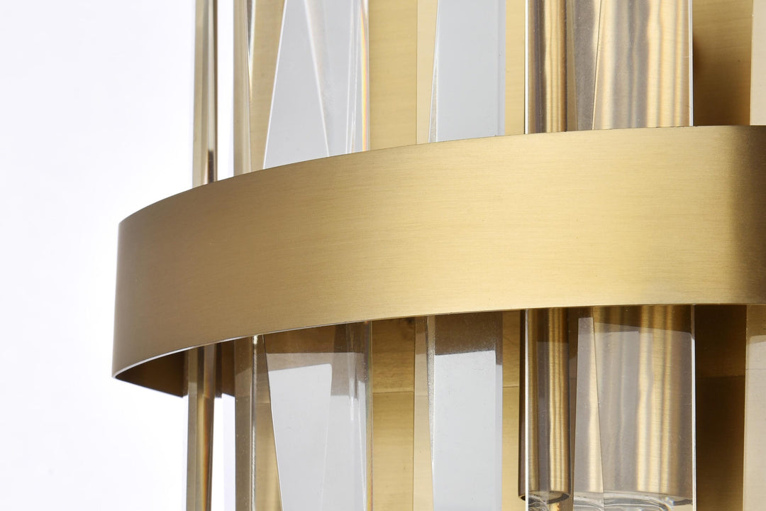 Serena Crystal Vanity Light by Elegant - view 17