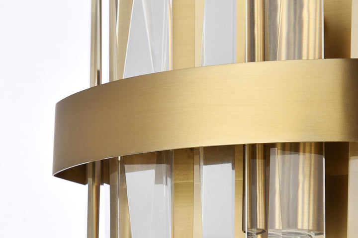 Serena Crystal Vanity Light by Elegant - view 17