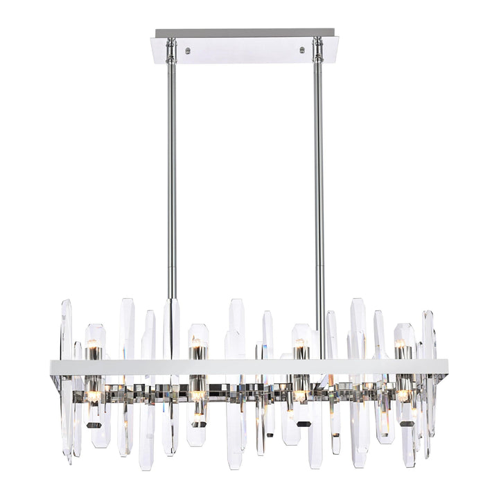 Serena Crystal Chandelier in Chrome by Elegant