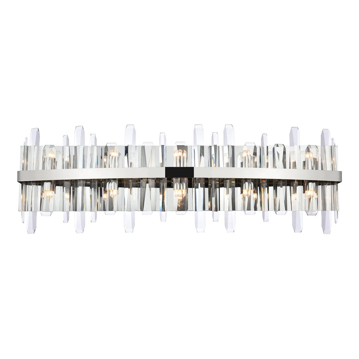 Serena Crystal Vanity Light in Chrome by Elegant