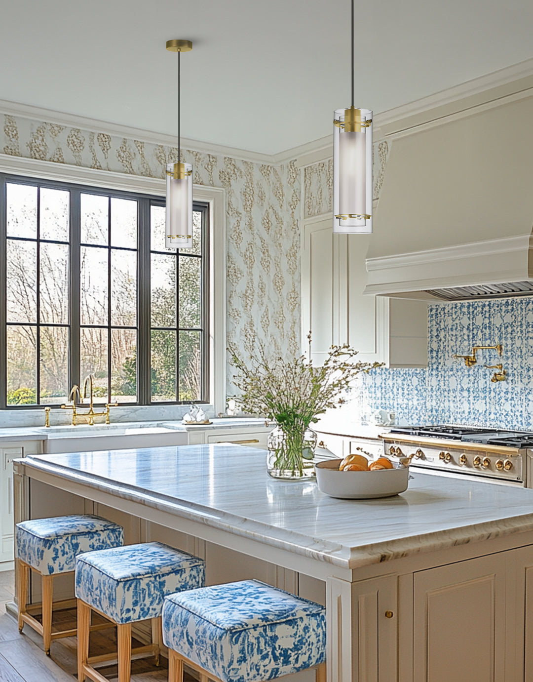 Pasha 1 Light Incandescent Pendant by Dainolite