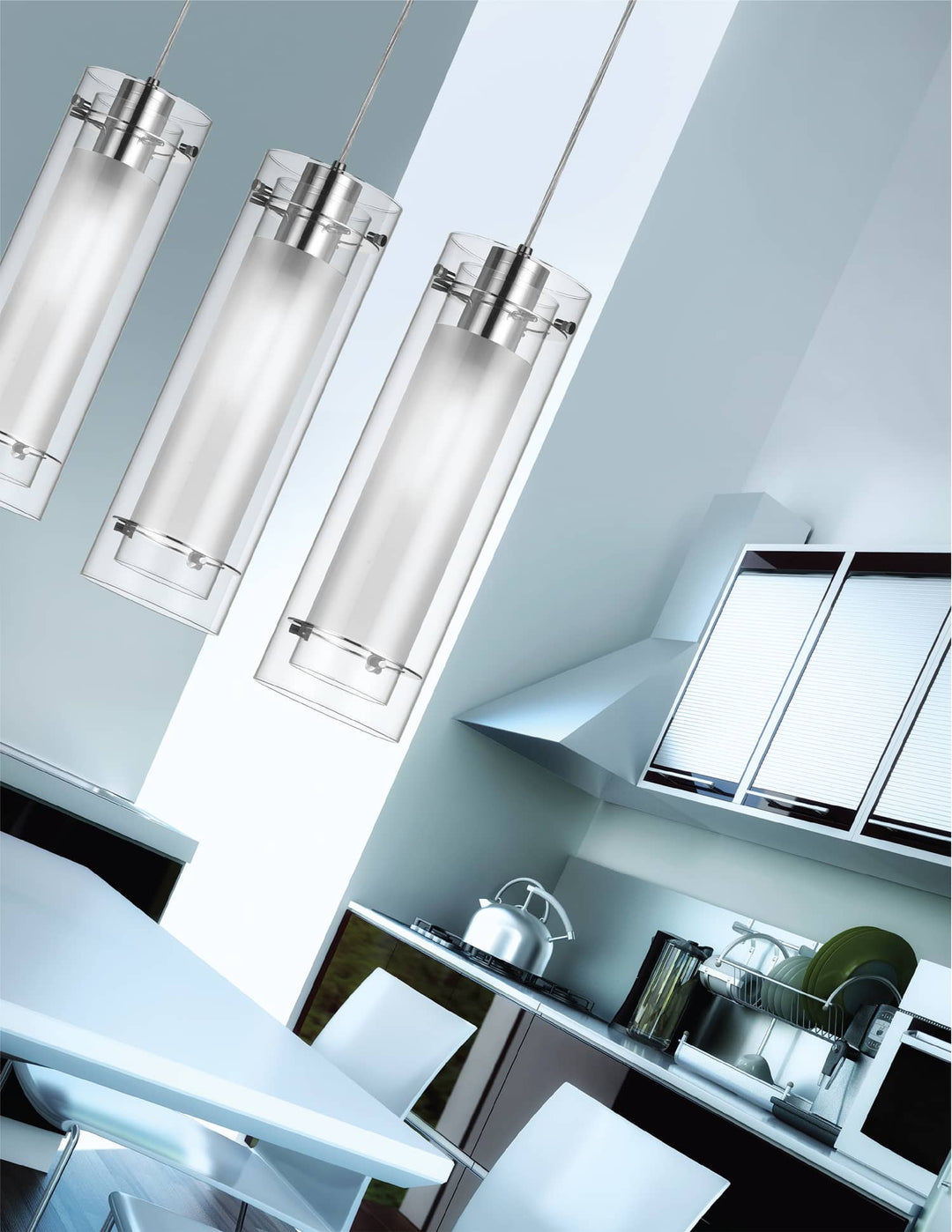 Pasha 1 Light Incandescent Pendant by Dainolite - view 3