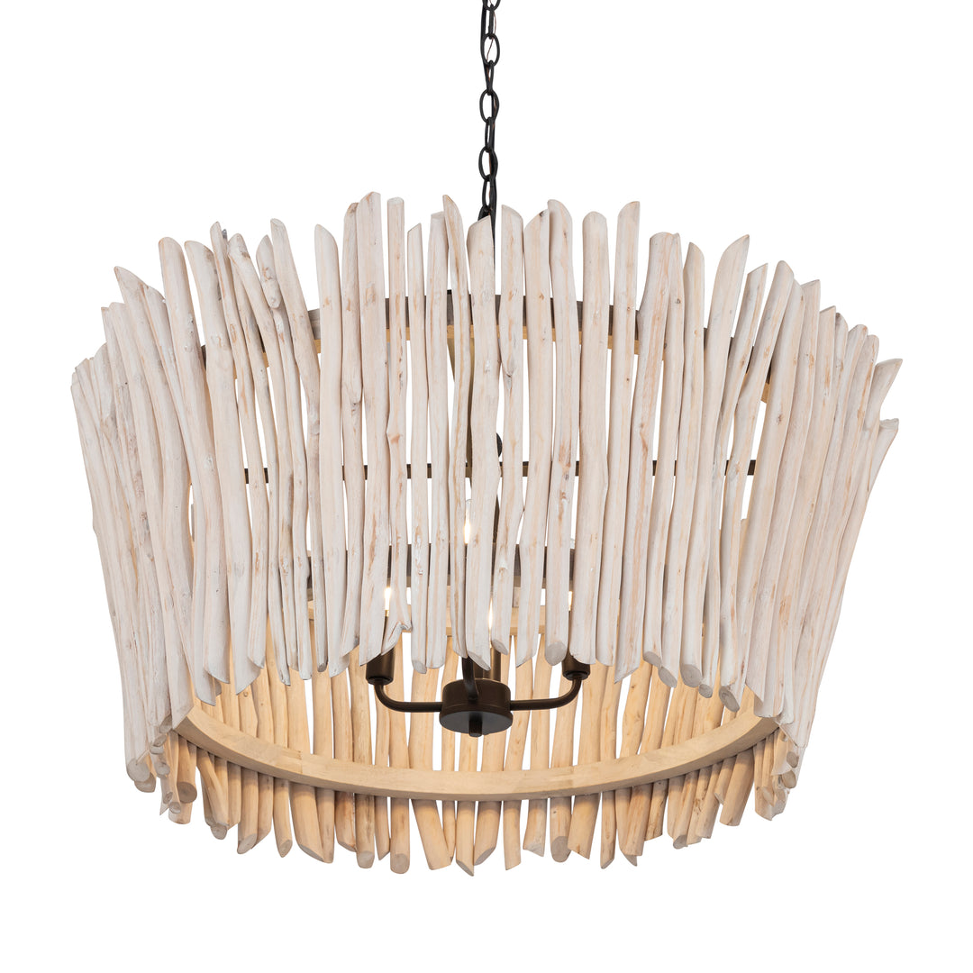 Baywood DriftWood Chandelier WWTBZ alternate view