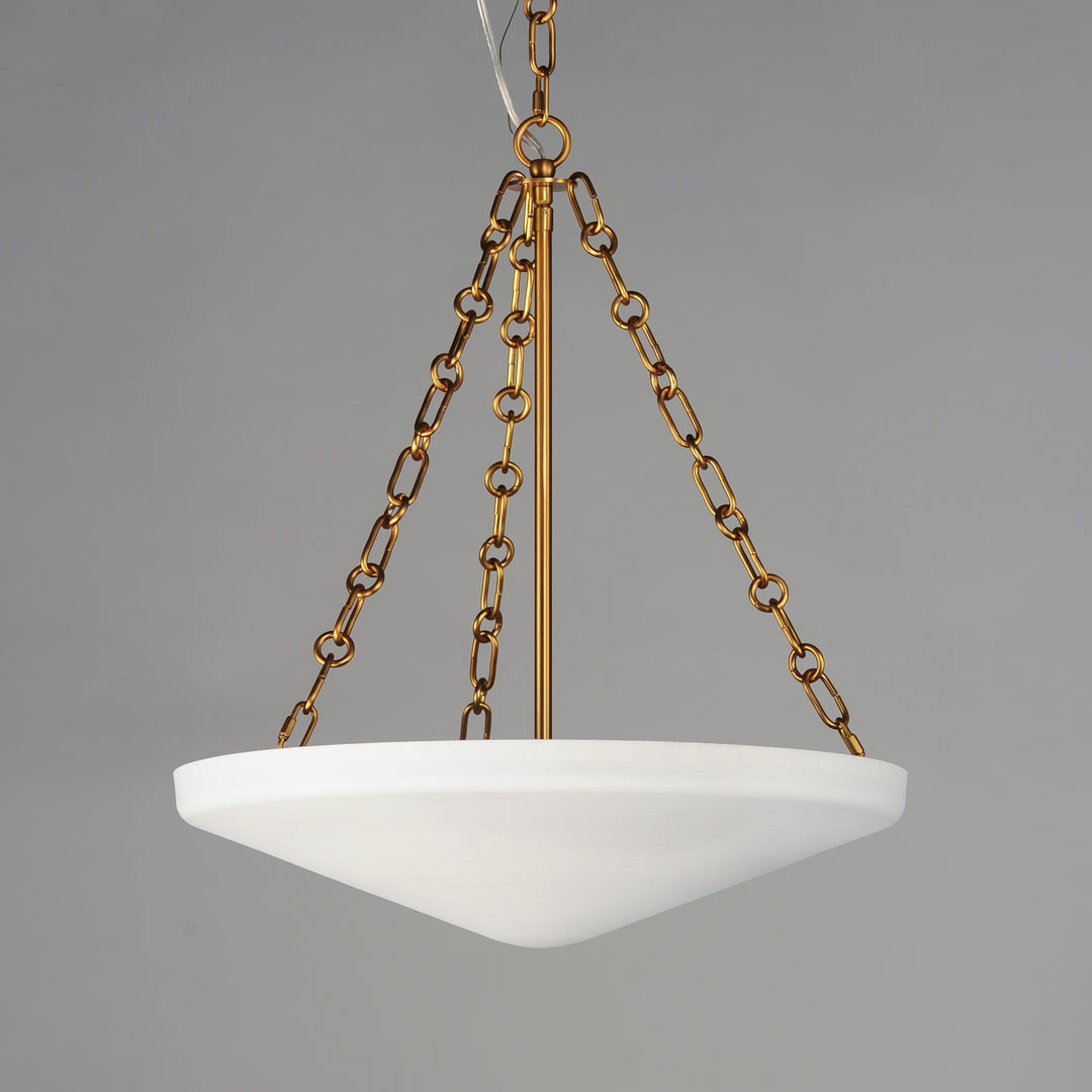 Artemis Pendant White / Natural Aged Brass alternate view