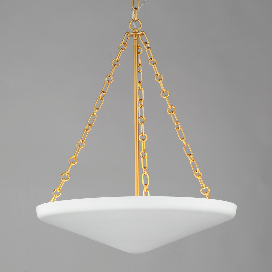 Artemis Pendant White / Natural Aged Brass alternate view
