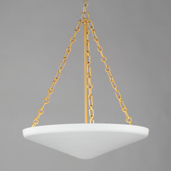 Artemis Pendant White / Natural Aged Brass alternate view