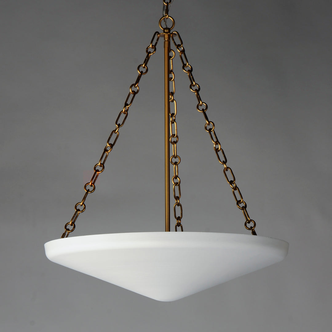 Artemis Pendant White / Natural Aged Brass alternate view