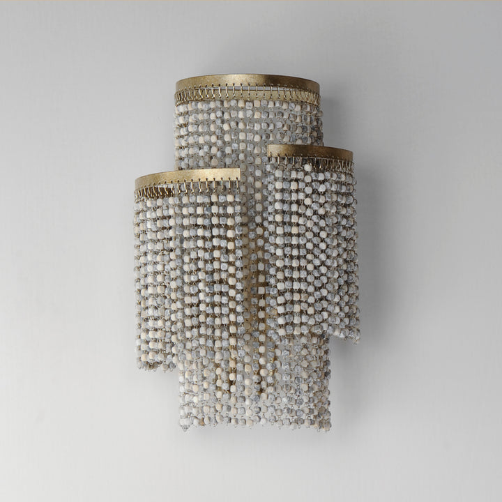 Fontaine 2-Light Wall Sconce Weathered Wood / Golden Silver alternate view