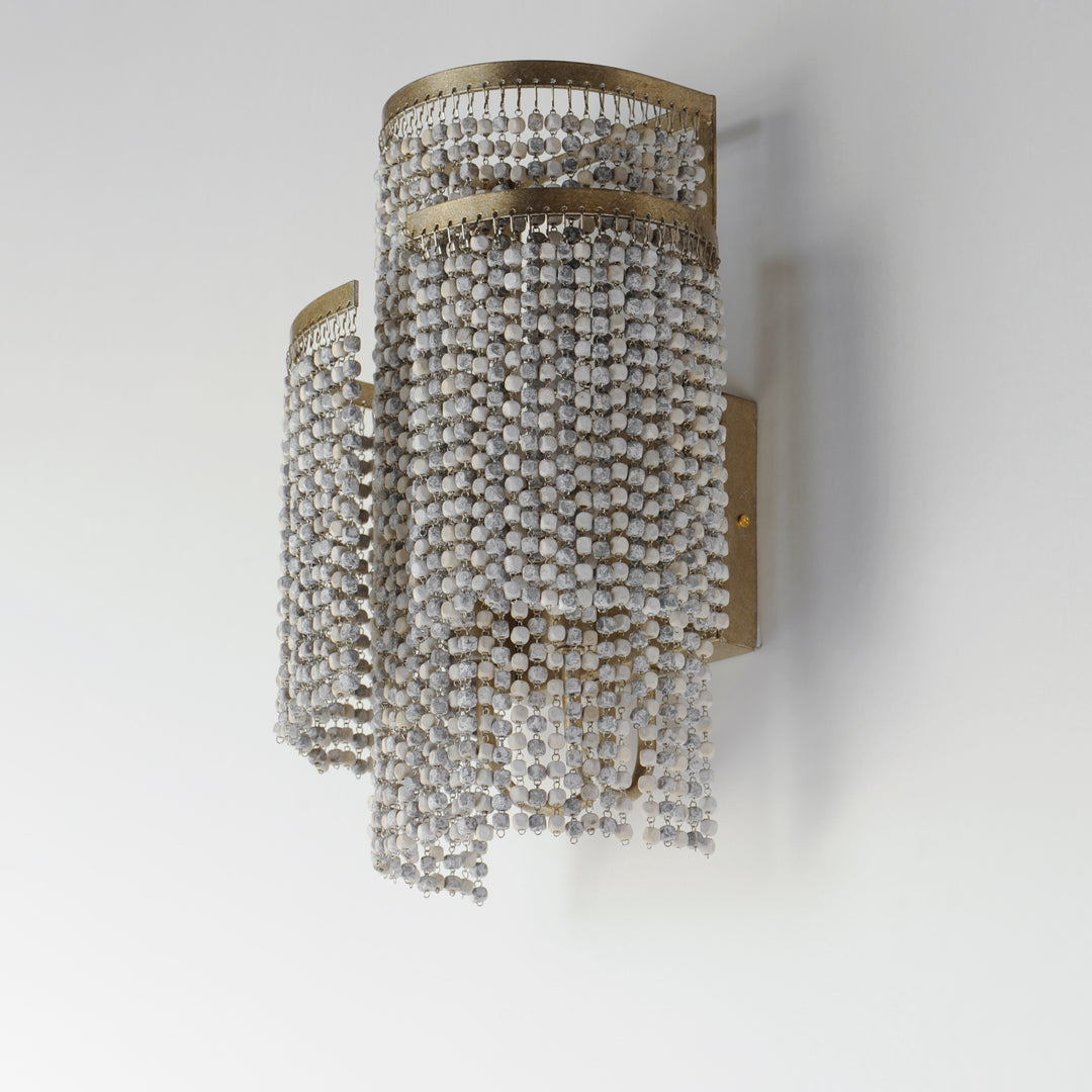 Fontaine 2-Light Wall Sconce Weathered Wood / Golden Silver alternate view