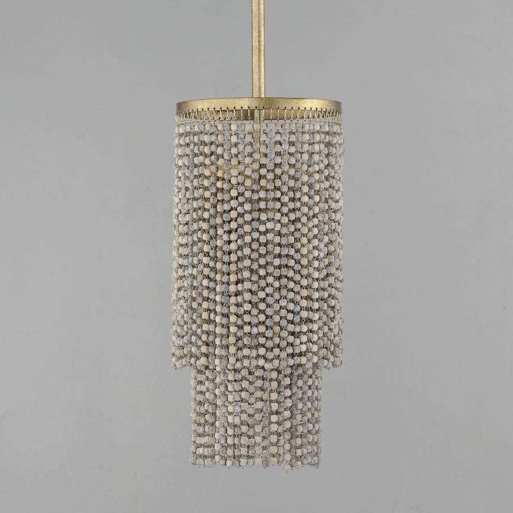 Fontaine 1-Light Pendant Weathered Wood / Golden Silver alternate view
