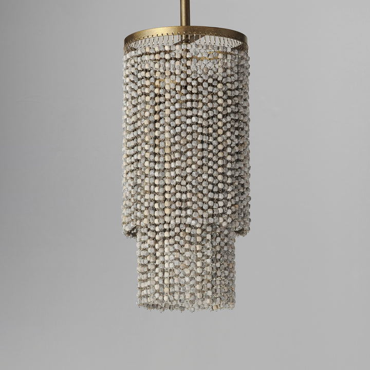Fontaine 1-Light Pendant Weathered Wood / Golden Silver alternate view