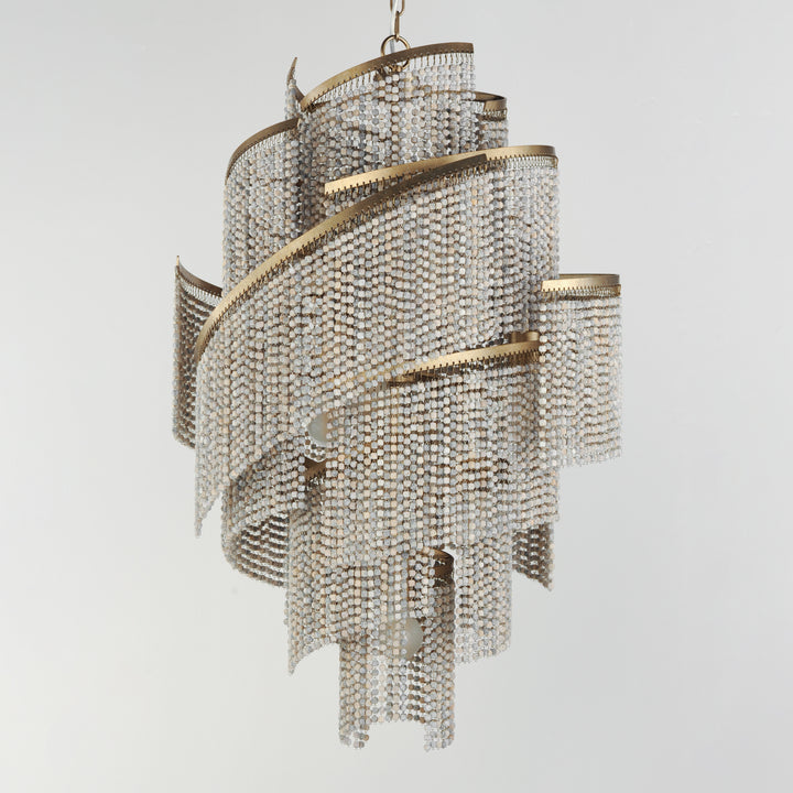 Fontaine 7-Light Chandelier Weathered Wood / Golden Silver alternate view