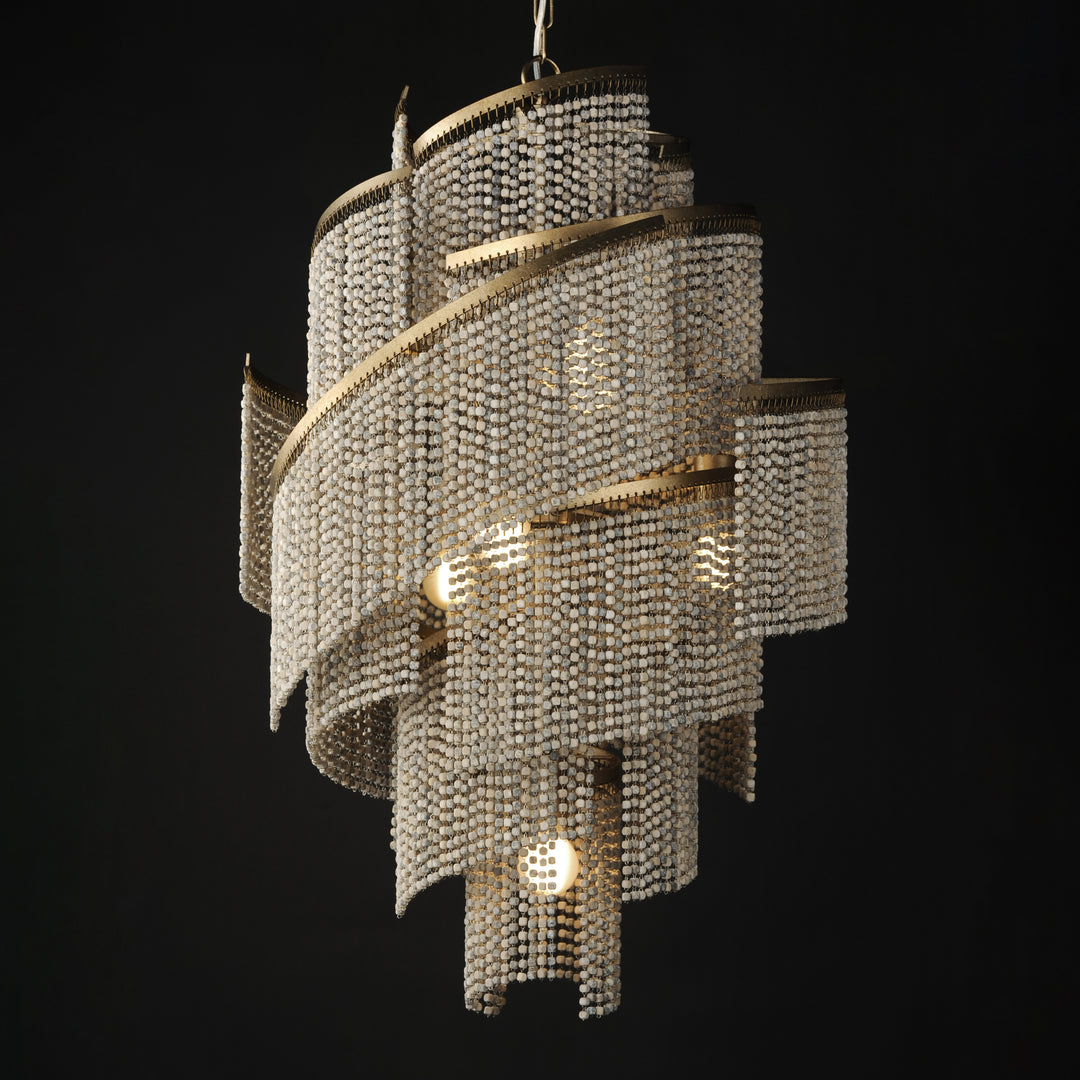 Fontaine 7-Light Chandelier Weathered Wood / Golden Silver alternate view