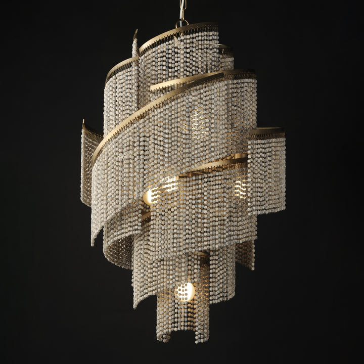 Fontaine 7-Light Chandelier Weathered Wood / Golden Silver alternate view