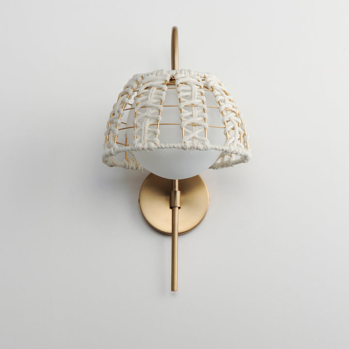 Macrame 1-Light Wall Sconce Gold alternate view