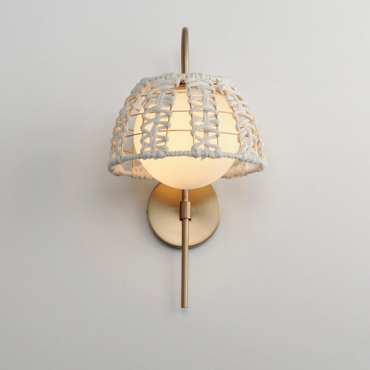 Macrame 1-Light Wall Sconce Gold alternate view