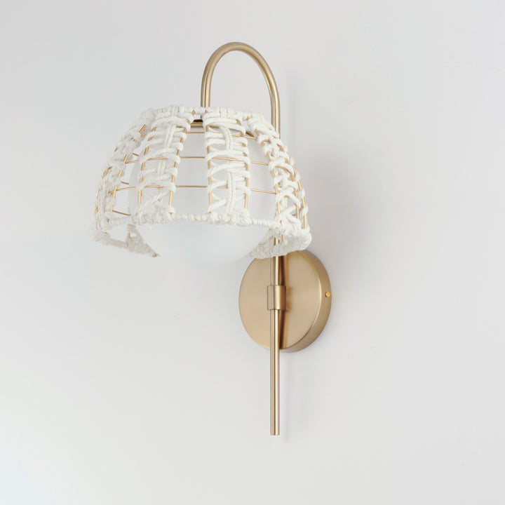 Macrame 1-Light Wall Sconce Gold alternate view