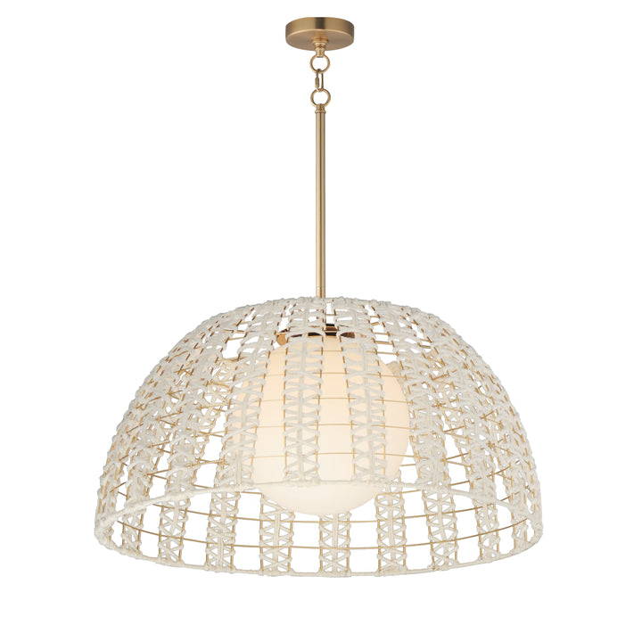Macrame 1-Light Pendant Gold