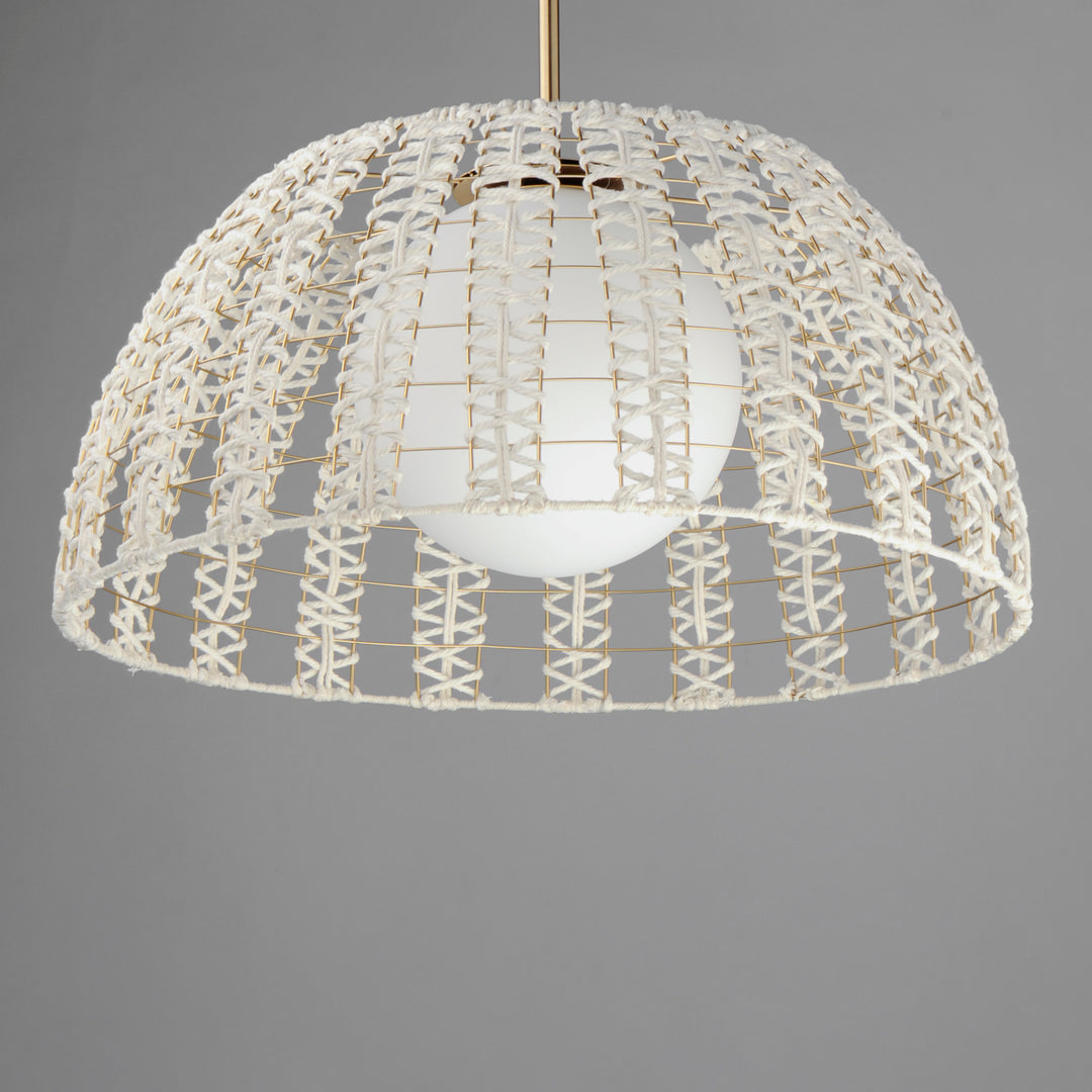 Macrame 1-Light Pendant Gold alternate view