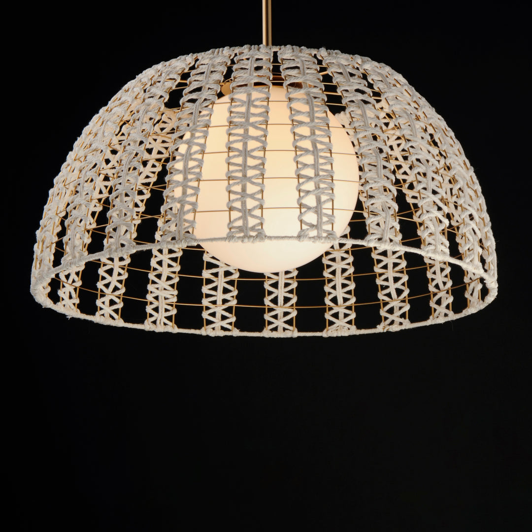Macrame 1-Light Pendant Gold alternate view