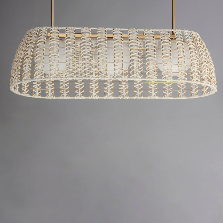 Macrame 3-Light Linear Pendant Gold alternate view