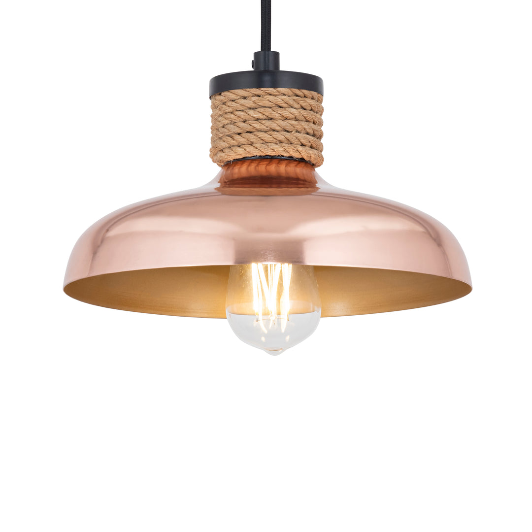 Bingham Small Pendant CP alternate view