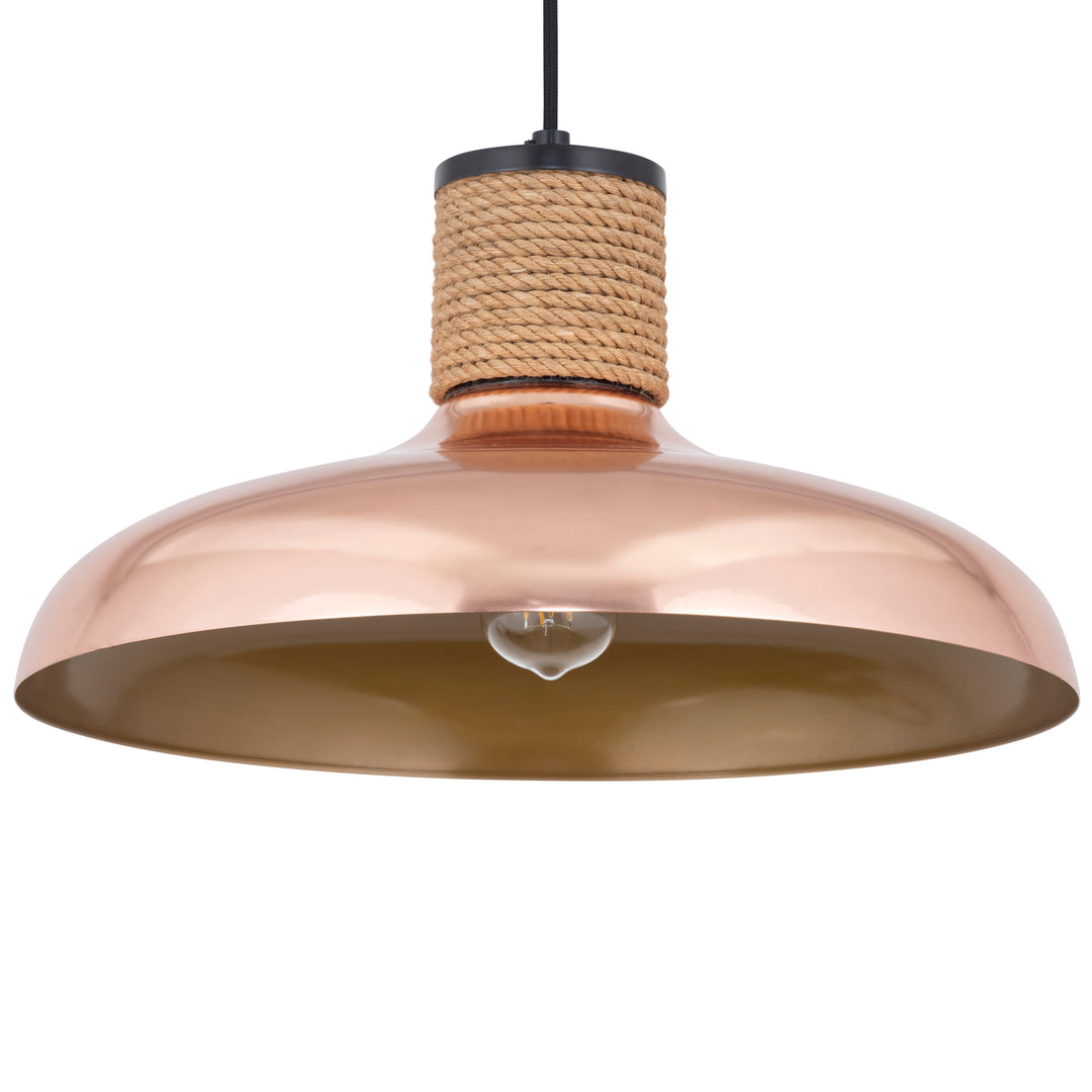 Bingham Large Pendant CP alternate view