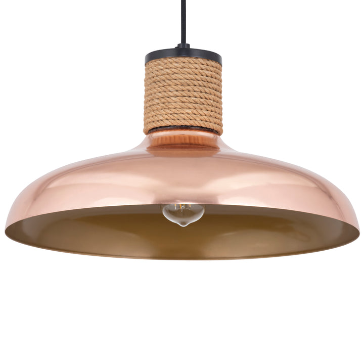 Bingham Large Pendant CP alternate view