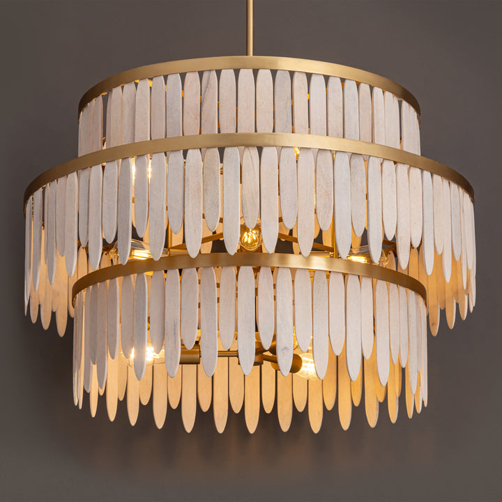Marimba 3-Tier Chandelier WWTNAB alternate view