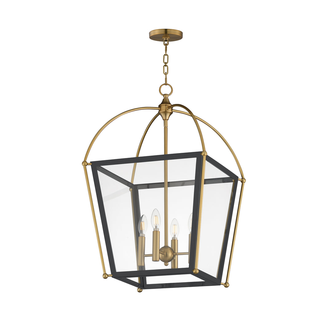 Mccadden Pendant Black / Natural Aged Brass