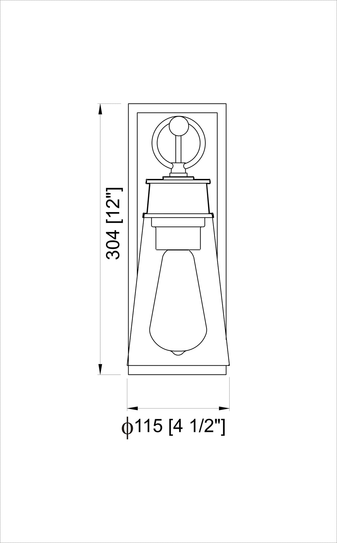 Wentworth - 1 Light Wall Sconce