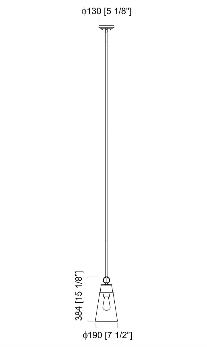 Wentworth - 1 Light Pendant