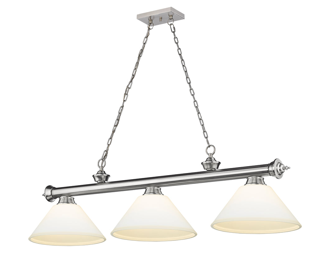 Cordon - 3 Light Billiard Light (2306-3BN-AMO14)
