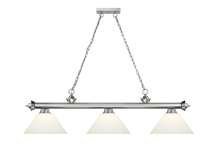 Cordon - 3 Light Billiard Light (2306-3BN-AMO14)