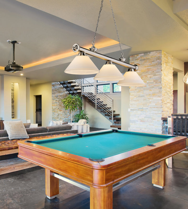 Cordon - 3 Light Billiard Light (2306-3BN-AMO14)