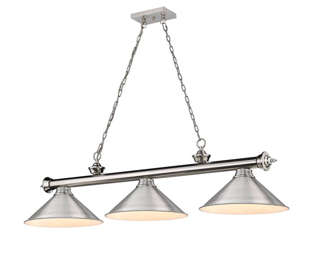 Cordon - 3 Light Billiard Light (2306-3BN-BN15)