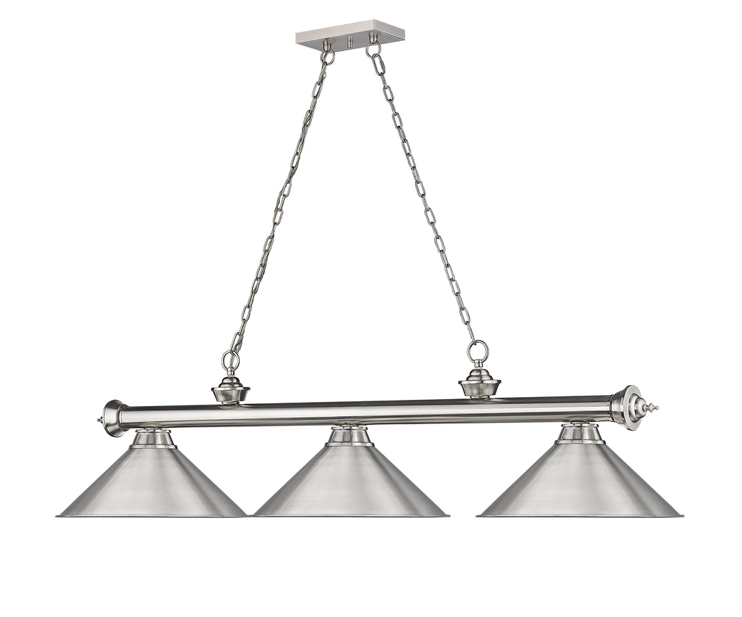 Cordon - 3 Light Billiard Light (2306-3BN-BN15)
