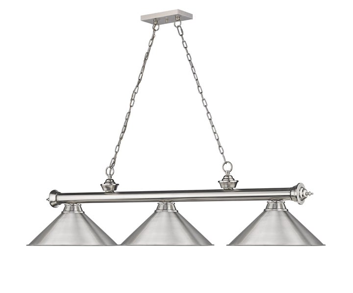Cordon - 3 Light Billiard Light (2306-3BN-BN15)