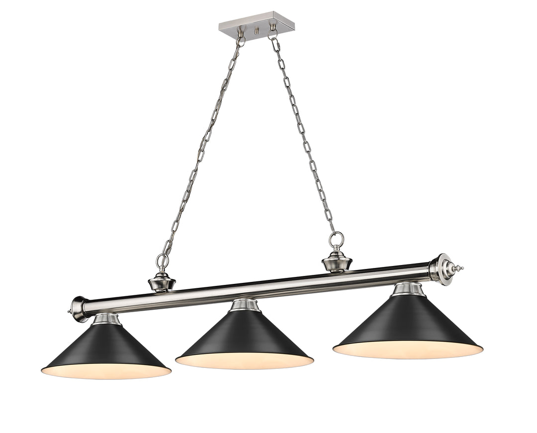 Cordon - 3 Light Billiard Light (2306-3BN-MB15)
