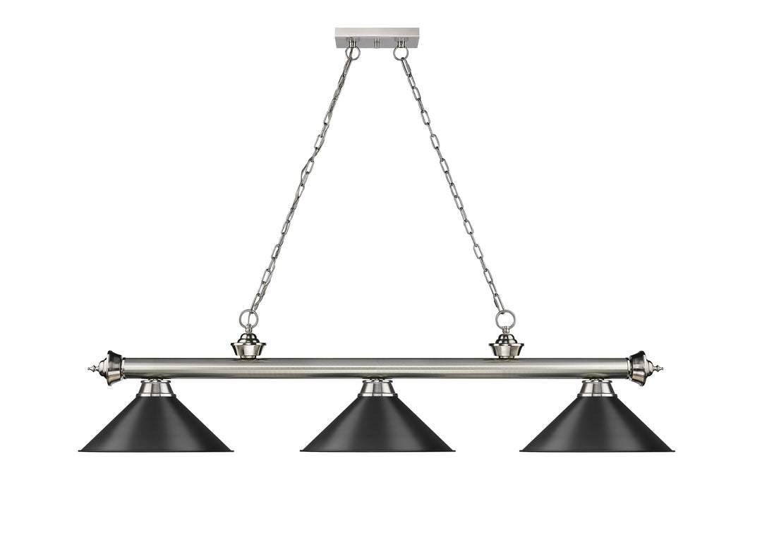 Cordon - 3 Light Billiard Light (2306-3BN-MB15)