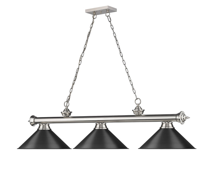 Cordon - 3 Light Billiard Light (2306-3BN-MB15)