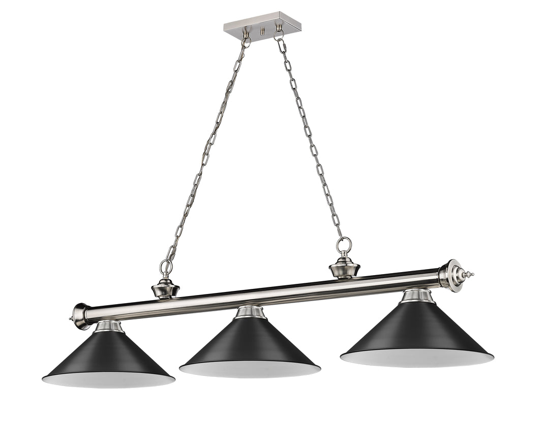 Cordon - 3 Light Billiard Light (2306-3BN-MB15)