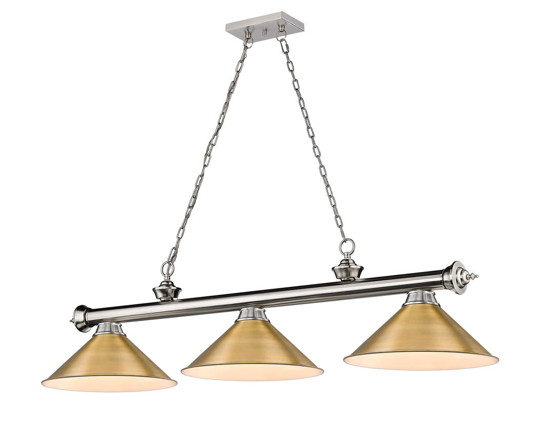 Cordon - 3 Light Billiard Light (2306-3BN-RB15)
