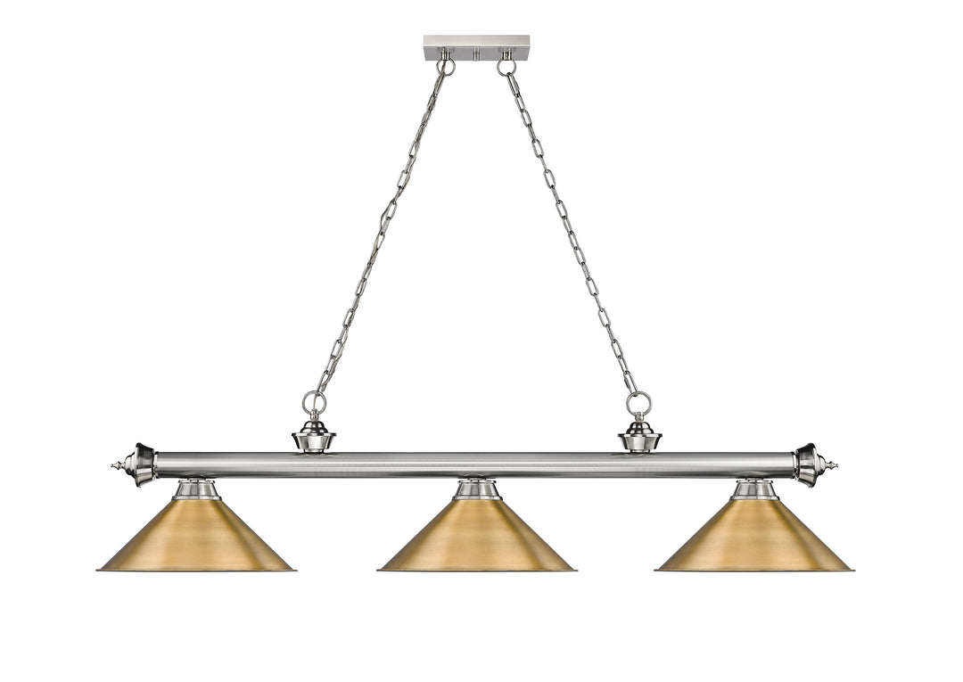 Cordon - 3 Light Billiard Light (2306-3BN-RB15)