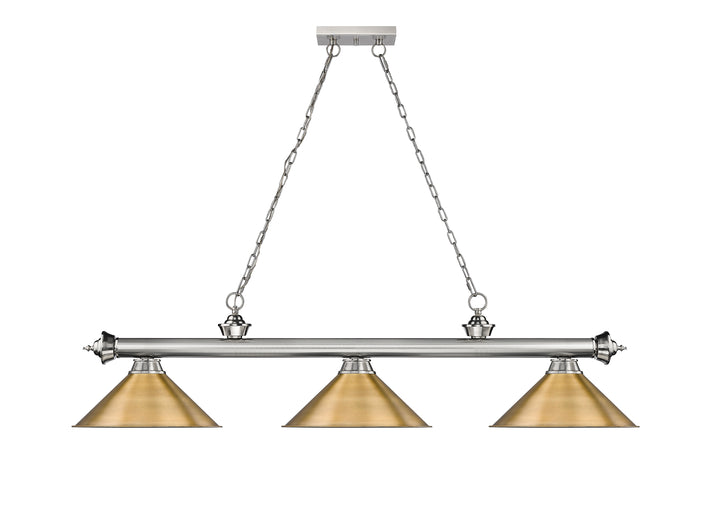Cordon - 3 Light Billiard Light (2306-3BN-RB15)