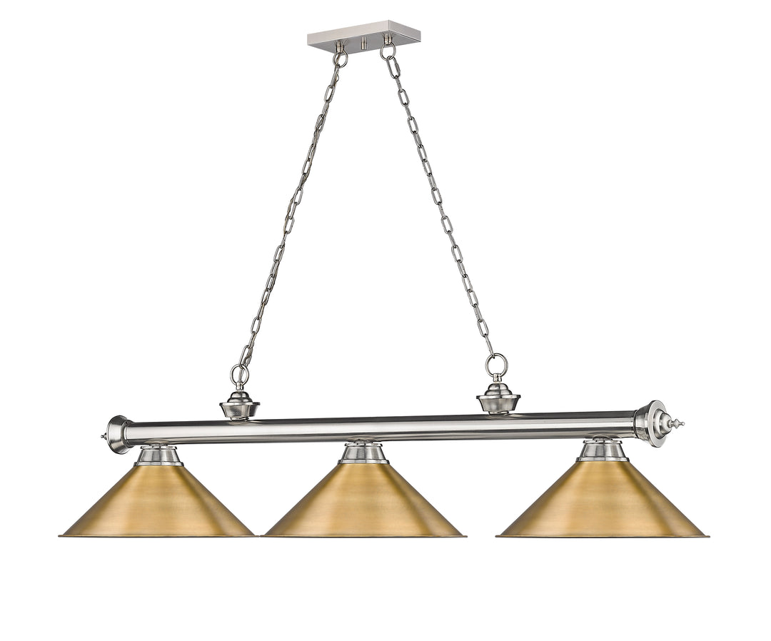 Cordon - 3 Light Billiard Light (2306-3BN-RB15)