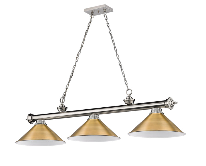 Cordon - 3 Light Billiard Light (2306-3BN-RB15)