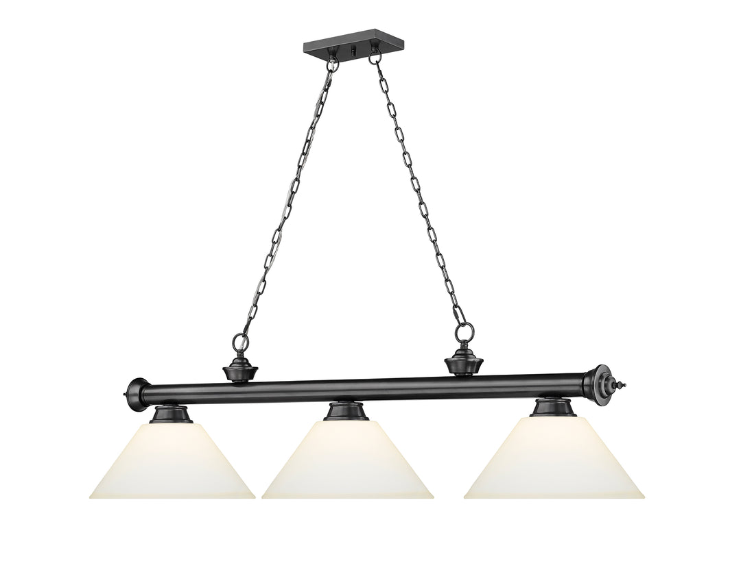 Cordon - 3 Light Billiard Light (2306-3BP-AMO14)
