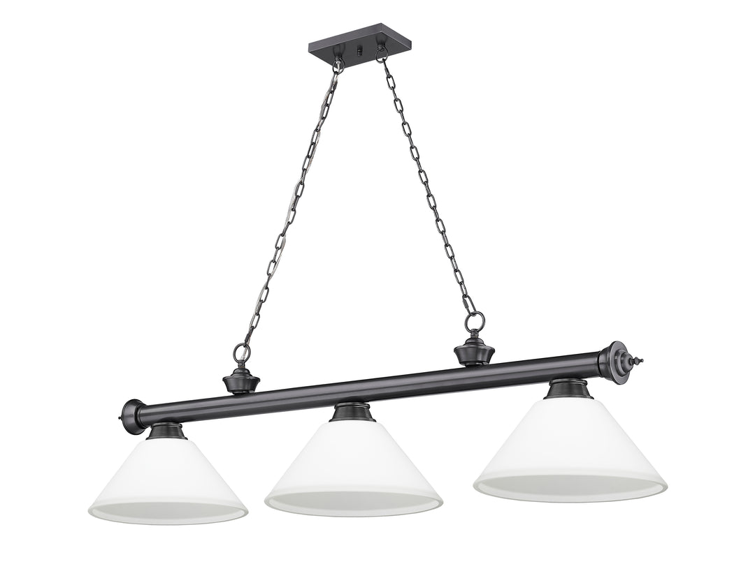 Cordon - 3 Light Billiard Light (2306-3BP-AMO14)