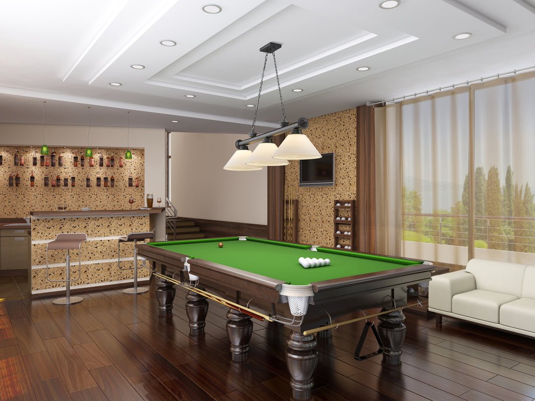 Cordon - 3 Light Billiard Light (2306-3BP-AMO14)